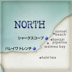 ノースショア ダイビングポイント