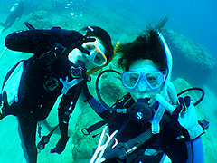 天国の海サンドバー　珊瑚礁ボート体験ダイビング