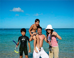 カイルアタウン散策 ＋ サンドバーでマリンスポーツ