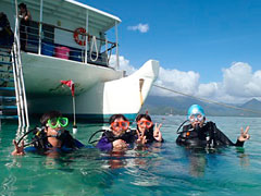 カイルアタウン散策 ＋ サンドバーでダイビング